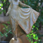 Before Thee, Lord Dancing Girl Bronze Statue by Annette Everette