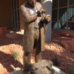 Dr. Andrew Barnum Bronze Monument by Annette Whitaker Everett