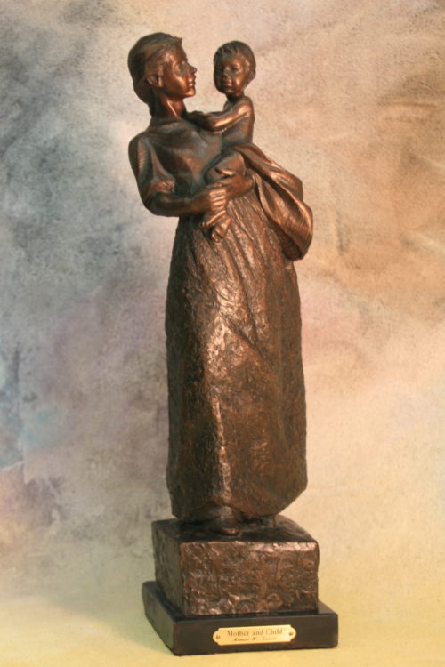 Mother & Child Sculpture by Annette Everett